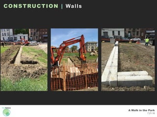A Walk in the Park
7.21.16
CONSTRUCTION | Walls
 