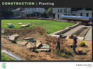 A Walk in the Park
7.21.16
CONSTRUCTION | Planting
 