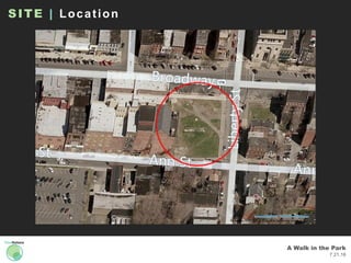 A Walk in the Park
7.21.16
SITE | Location
 