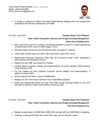 James Rama James_Rama_(SVP-DeptHead-KBank) 31MAY15 | DOCX