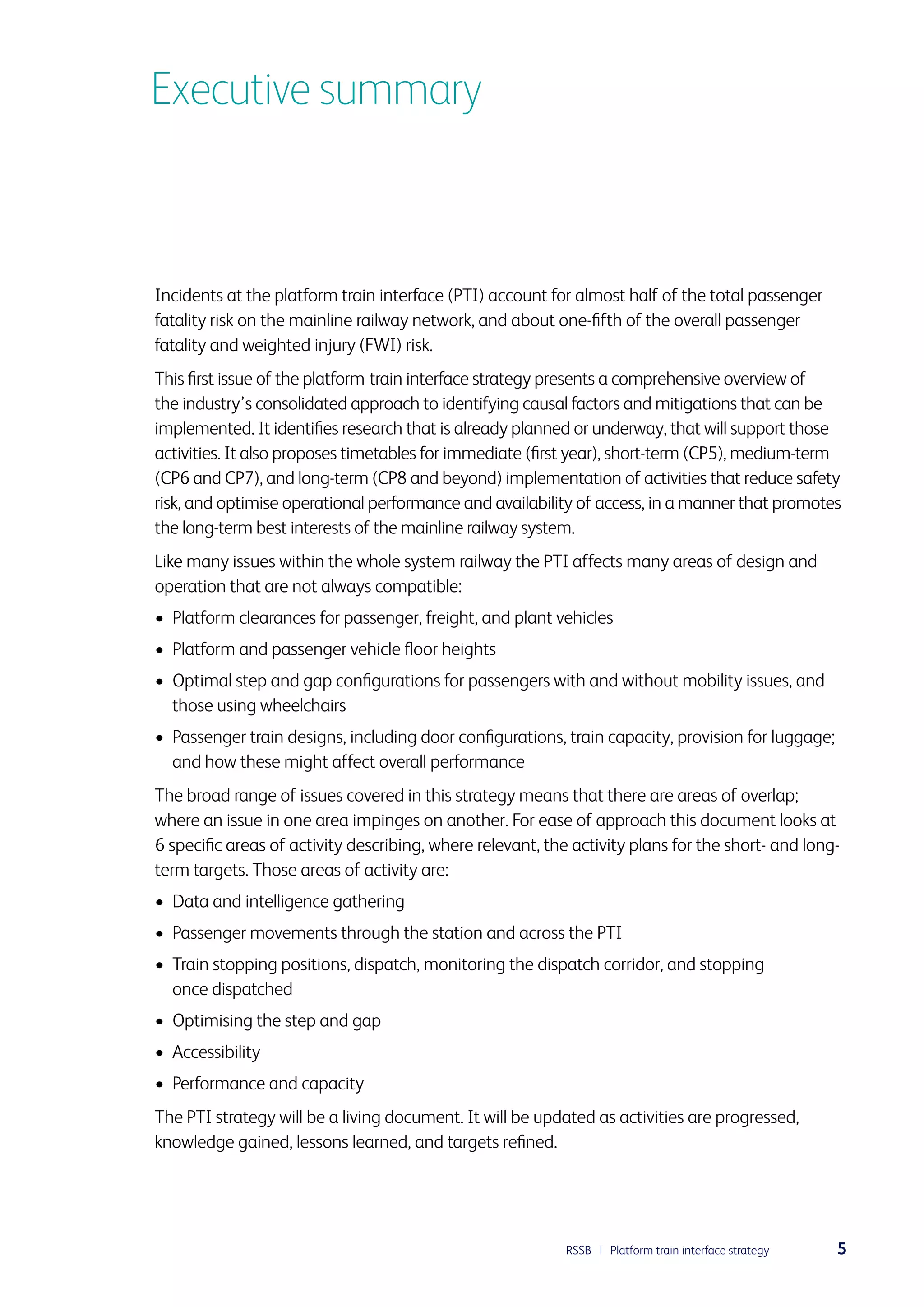 2015-01-platform-train-interface-strategy | PDF | Rail Travel | Travel Type