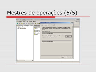 Mestres de operações (5/5)
 