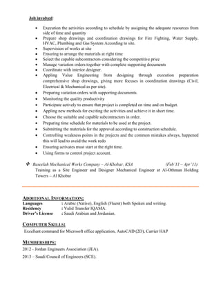 Cv Ramus Fire CV-Rami M. Al Ramahi | PDF