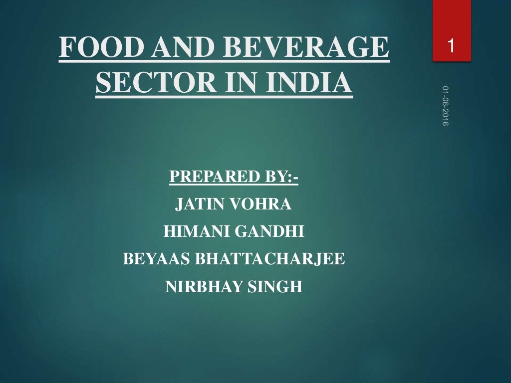 Food and beverage industry of India