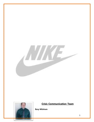 5
Crisis Communication Team
Rory Mileham
 