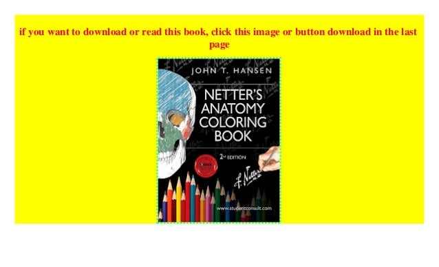 Download Netter's Anatomy Coloring Book: with Student Consult ...