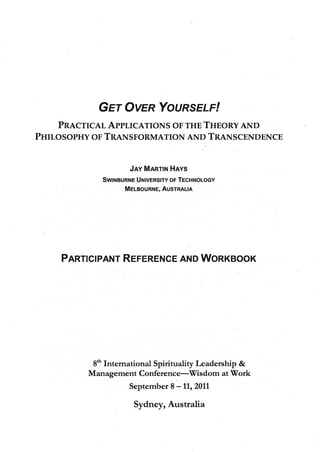 Hays - Get Over Yourself Participant Workbook