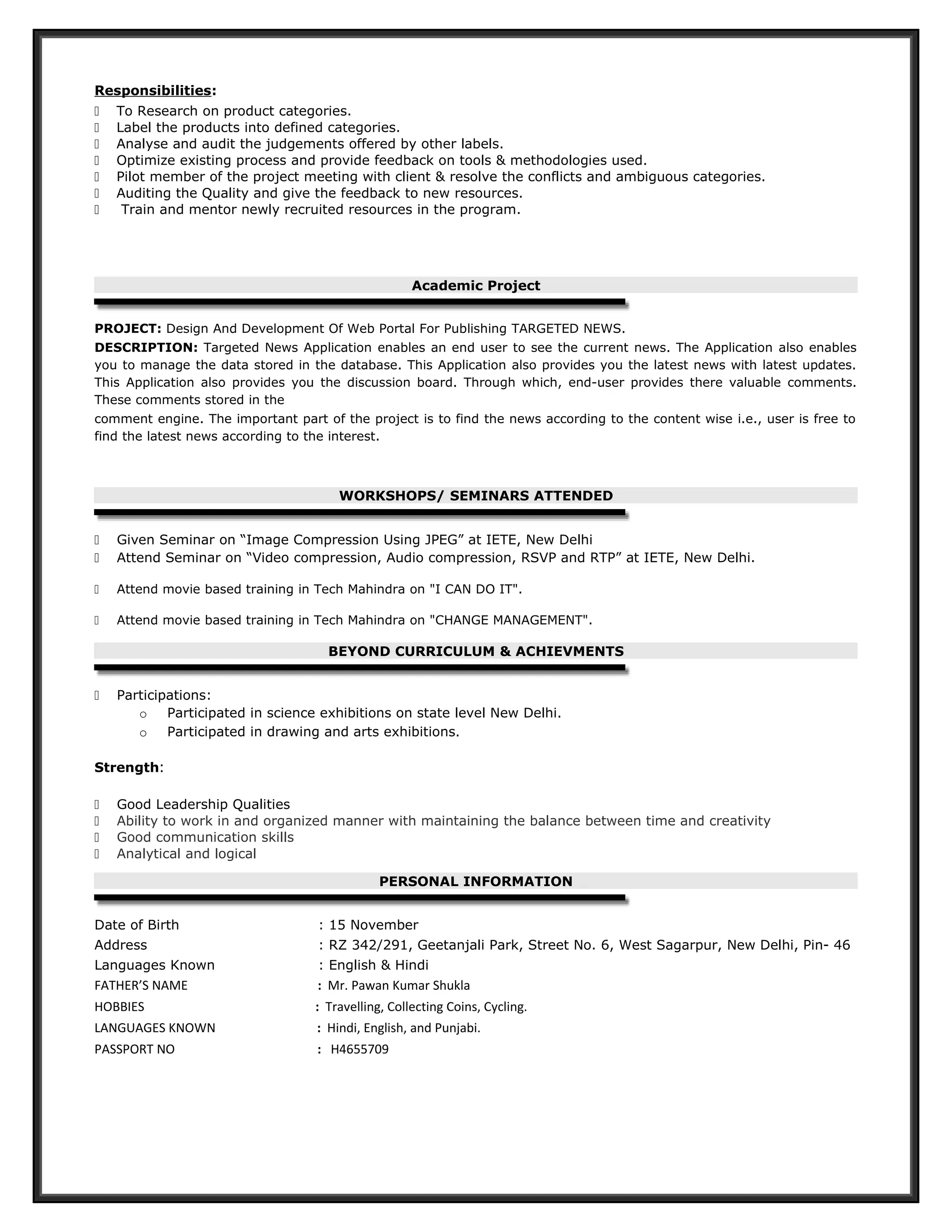 Resume doc