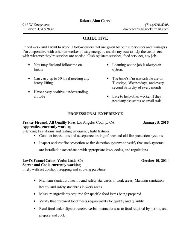 resume redo