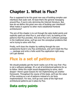 Flux Architecture 1 edition Edition Boduch | PDF