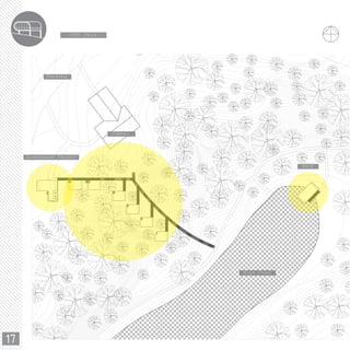 17
SITE PLAN
Communal Shelter
Cabins
Dock
High Pond
Parking
 