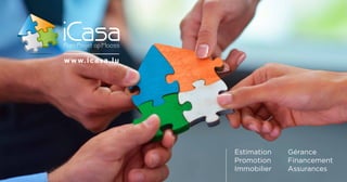 Ären Projet op Mooss
Estimation
Promotion
Immobilier
Gérance
Financement
Assurances
www.icasa.lu
 