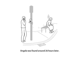 Angela was found around 26 hours later.
 