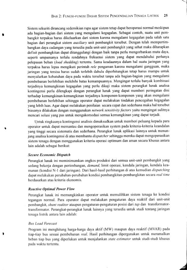 Teknologi sistem pengendalian tenaga listrik berbasis scada Teknologi sistem pengendalian tenaga listrik berbasis scada