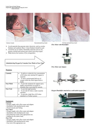 O2 Therapy | PDF