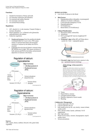 Fluids and Electrolytes | PDF