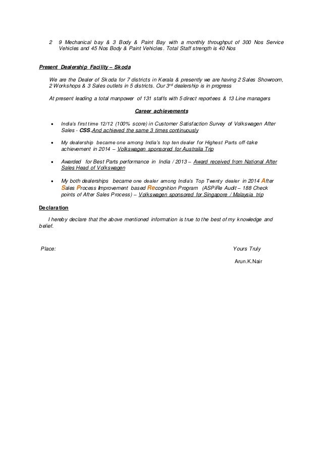 resume parts