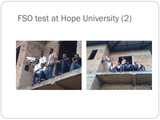 FSO test at Hope University (2)
 