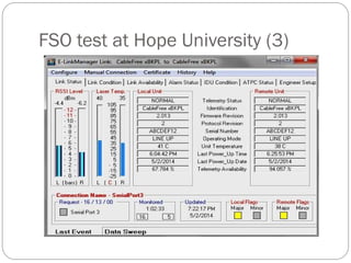 FSO test at Hope University (3)
 