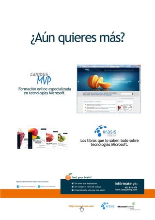 6 Súbete a la nube de Microsoft Parte 2: Almacenamiento en Windows Azure
 