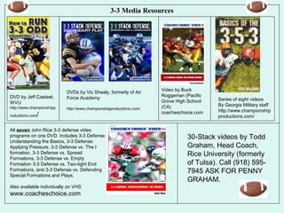 33 Defense Understanding the Basics Rice | PPT
