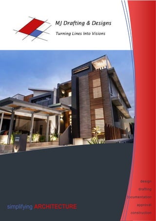 simplifying ARCHITECTURE
design
drafting
documentation
approval
construction
 