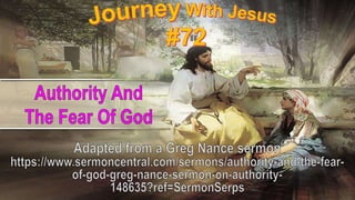 72 Authority and the Fear of God