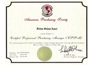 CPPM Certificate