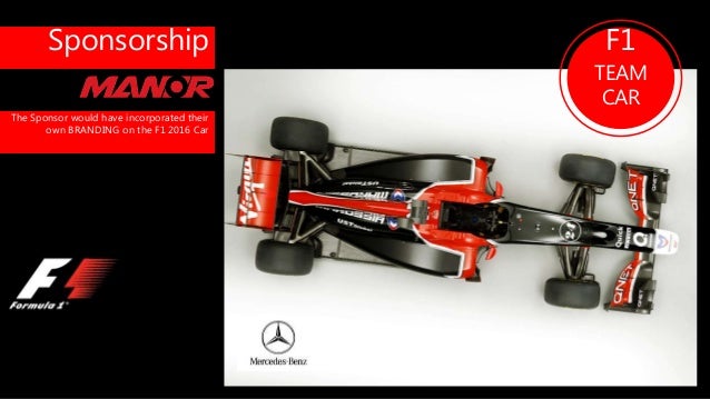 Master F1 Sponsorship 2016 Season