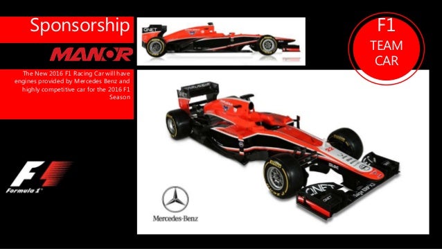 Master F1 Sponsorship 2016 Season