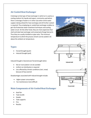 AIR COOLED HEAT EXCHANGER | PDF