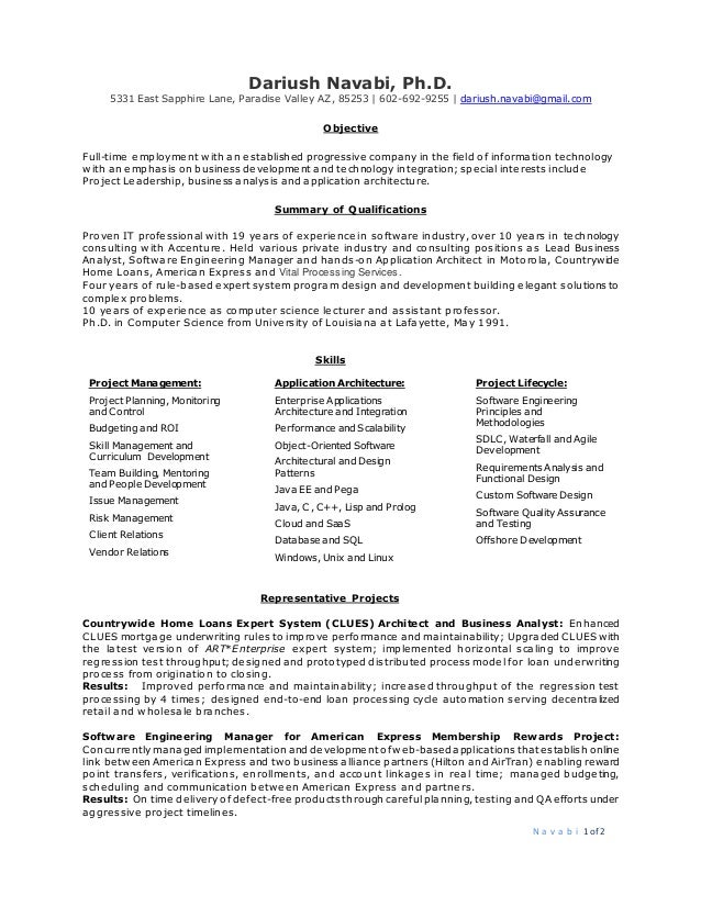 dariush brief resume nov 2014