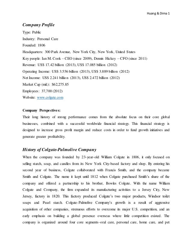 Colgate Toothpaste Company