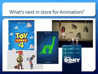 What’s next in store for Animation?
 
