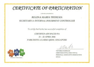 Certificate of Participation_Certified Advanced PA