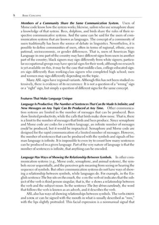 Indrouction Sign Linguistics of American Sign Language an Introduction 3rd Edition PDF | PDF