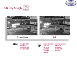 ICR Day & Night
LW332/LW335
LNB5100
LW342/LW345
LW352/LW355
LW6324/LW6354 LW6424/LW6454
LND5100 LNV5100
LNP3700T LNP2800
LNP2800I LNP2810T
LNP2810 LW9424
LW9422
 