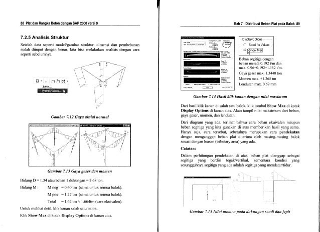 11 Plat Rangka Dgn Sap2000 V9