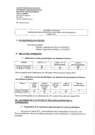 72 rapport activité cdsp 2011