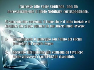 PRESENTAZIONE DIAMOND TEMPLE 3 (CONTRADE)