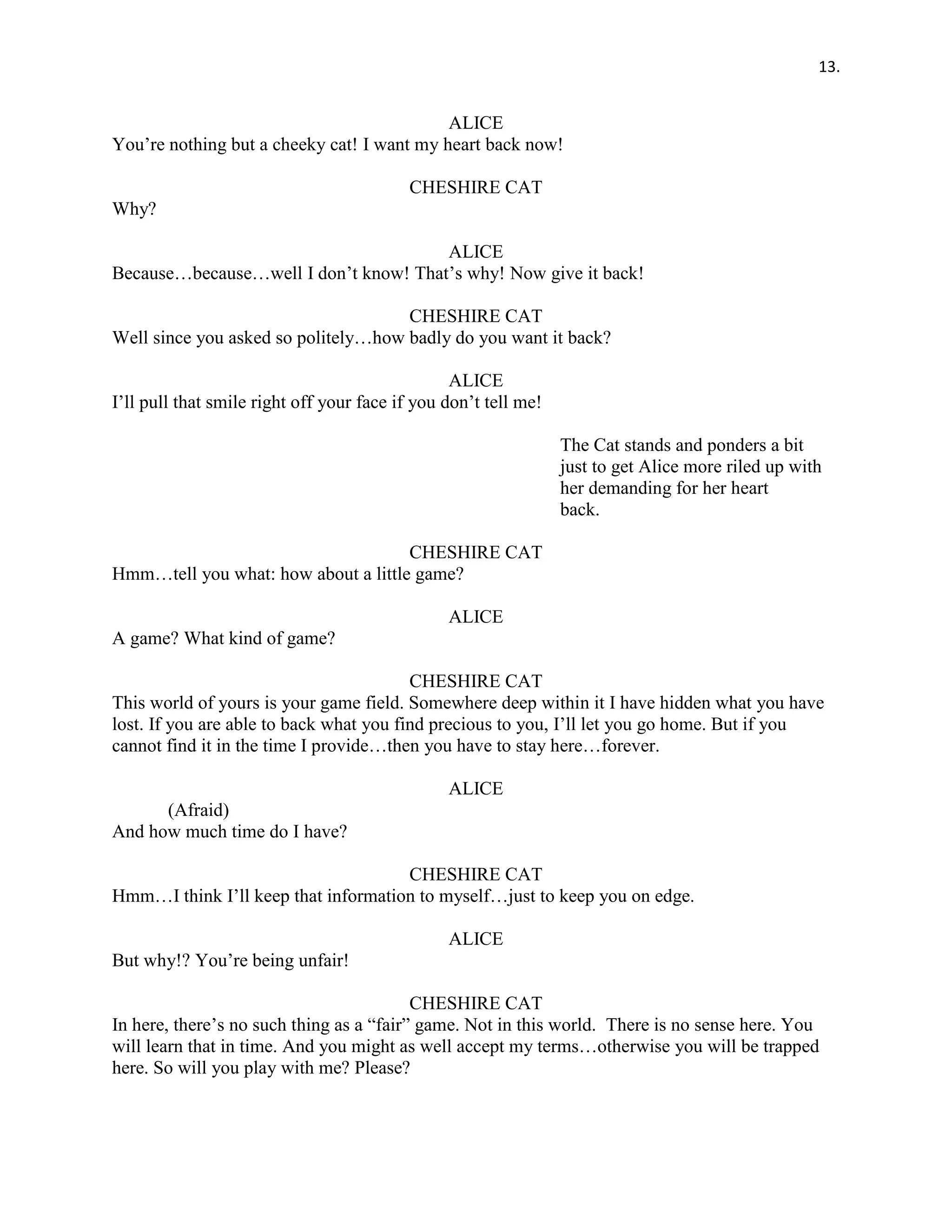 AliceInWonderlandScript PDF