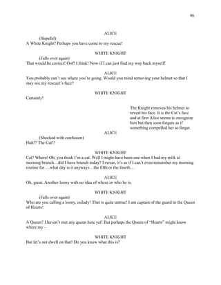 Alice Script Sample Alice-In-Wonderland-Script | PDF