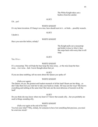 Alice Script Sample Alice-In-Wonderland-Script | PDF