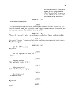 Alice Script Sample Alice-In-Wonderland-Script | PDF
