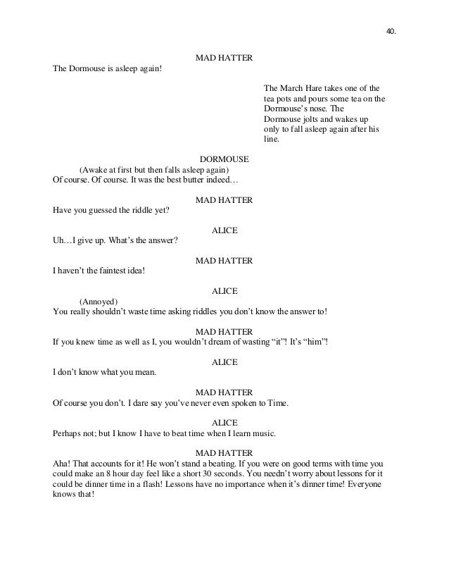 AliceInWonderlandScript