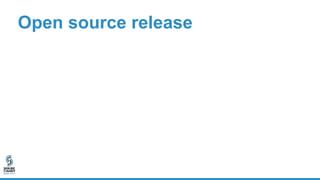 Open source release
• Available at github.com/ucbrise/opaque
• Opaque is implemented as a Spark package
• Features
– Suppo...