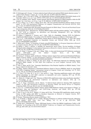 Distributed reflection denial of service attack: A critical review | PDF
