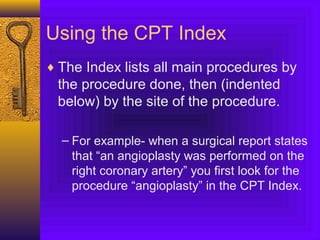 Cpt Code Index 04.04.2011 UEI Interview CPT Coding | PPT