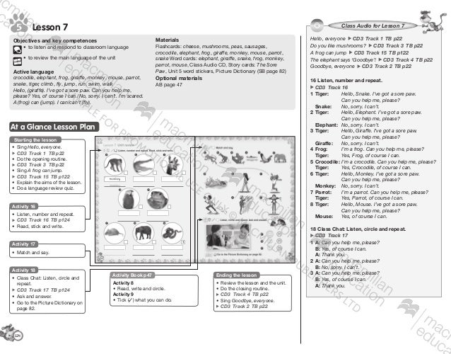 Tiger Tracks 6 Exams Unit 2