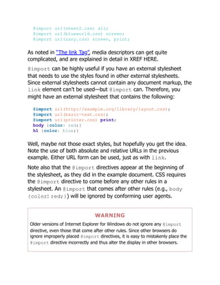 CSS: The Definitive Guide Web Layout and Presentation Eric A. Meyer | PDF